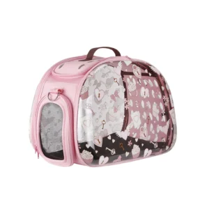 Ibiyaya Transparent Hard Case Pet Carrier - Valentine