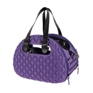 Ibiyaya Diamond Deluxe Pet Carrier – Dark Purple