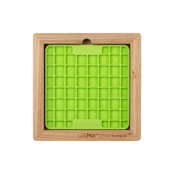 Lickimat Wooden Eco Slow Feeder Keeper - For Mini Lick Mats