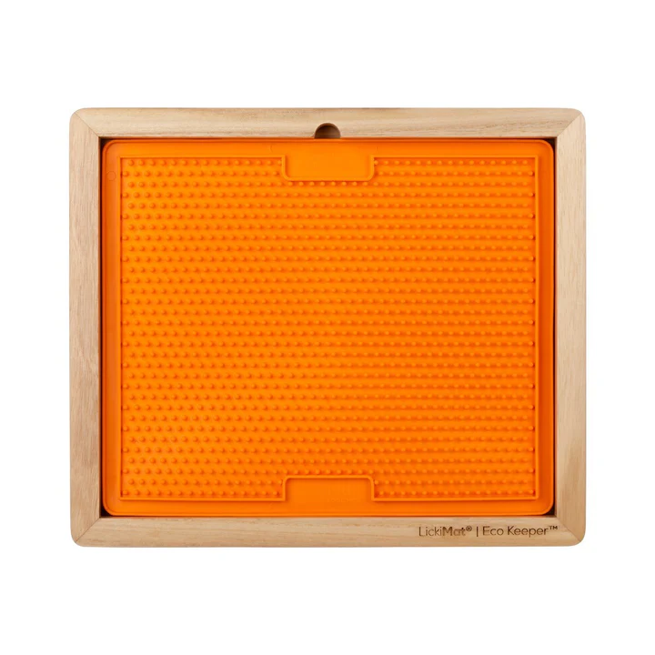 Lickimat Wooden Eco Slow Feeder Keeper - For X-Large Lick Mats