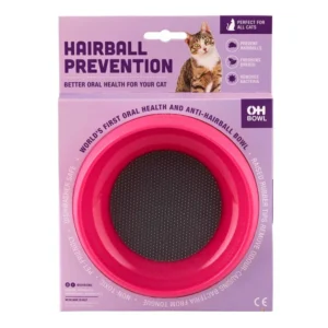 Lickimat Oh Bowl Slow Hairball Control Cat Food Bowl